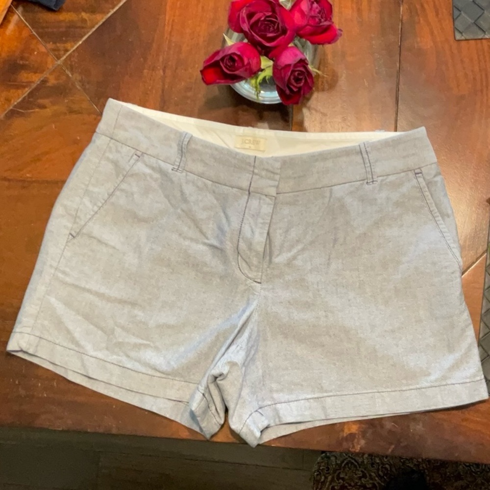 J. Crew Women's Blue & White Shorts size 10